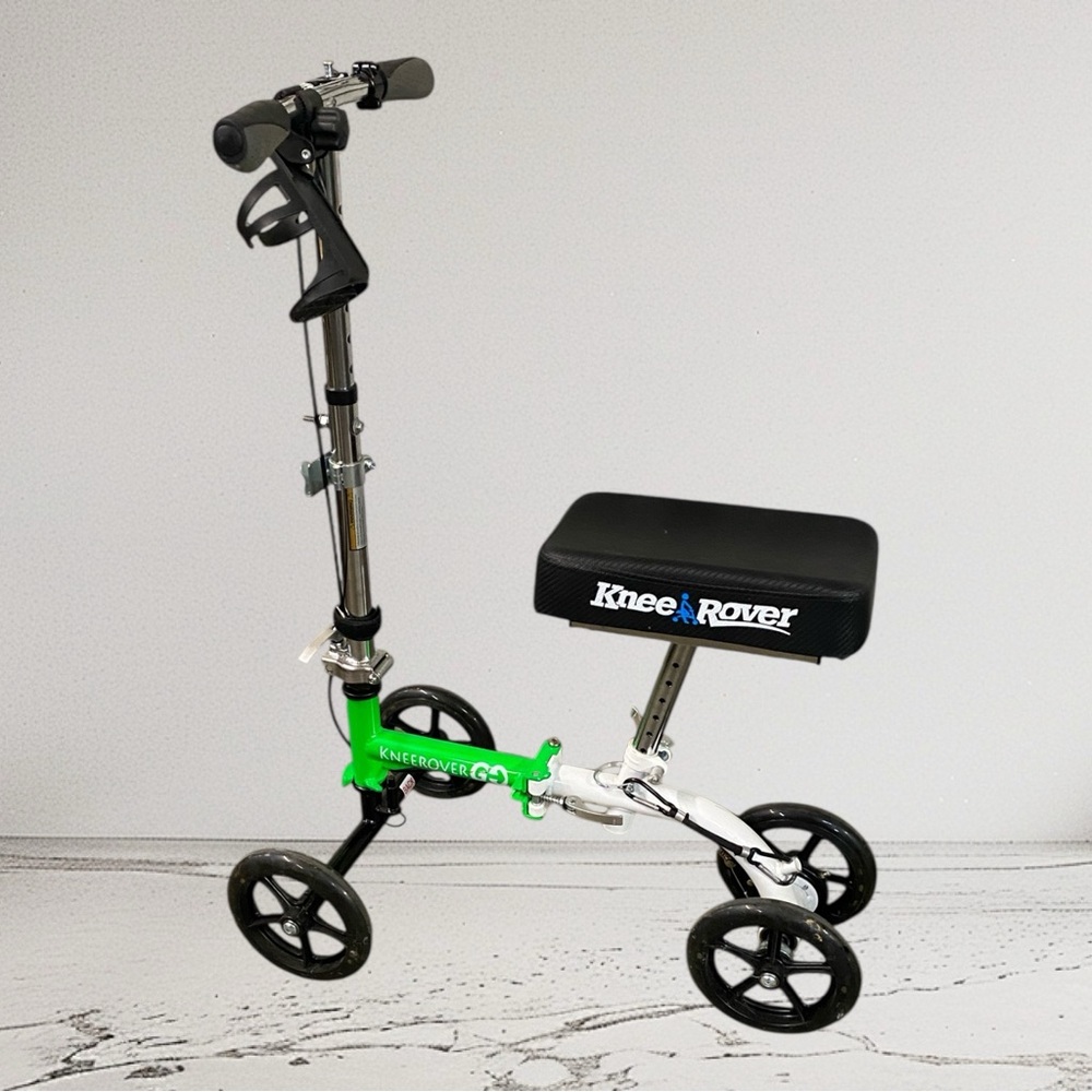 KneeRover Green and Black Knee Scooter
